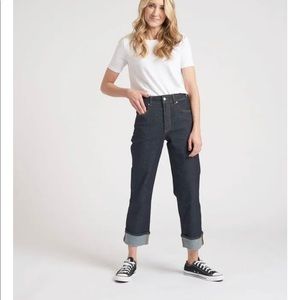 Stevie Cuffed Straight Leg Jeans.